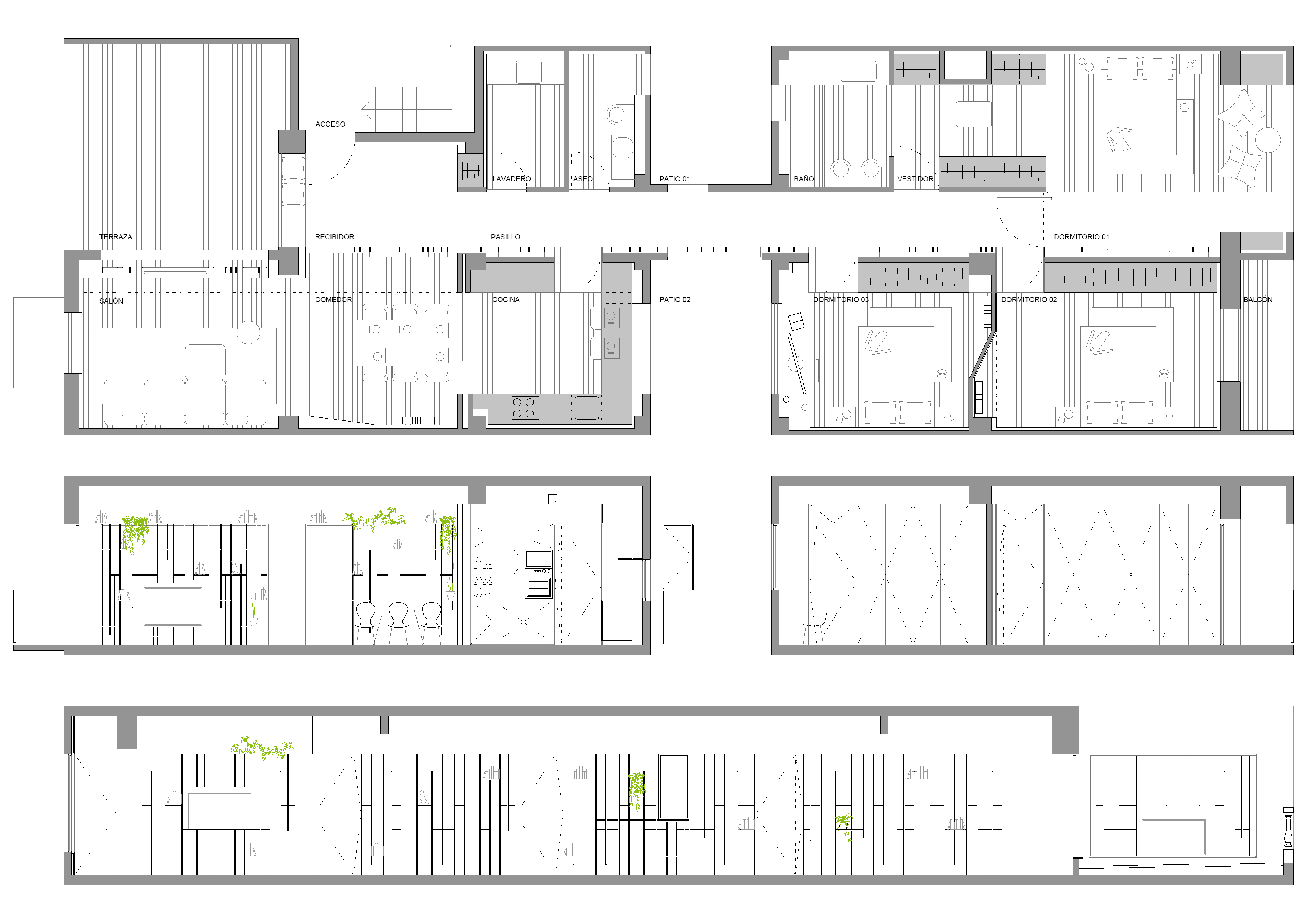Proyecto Binomio Arquitectura - Vivienda Mikado